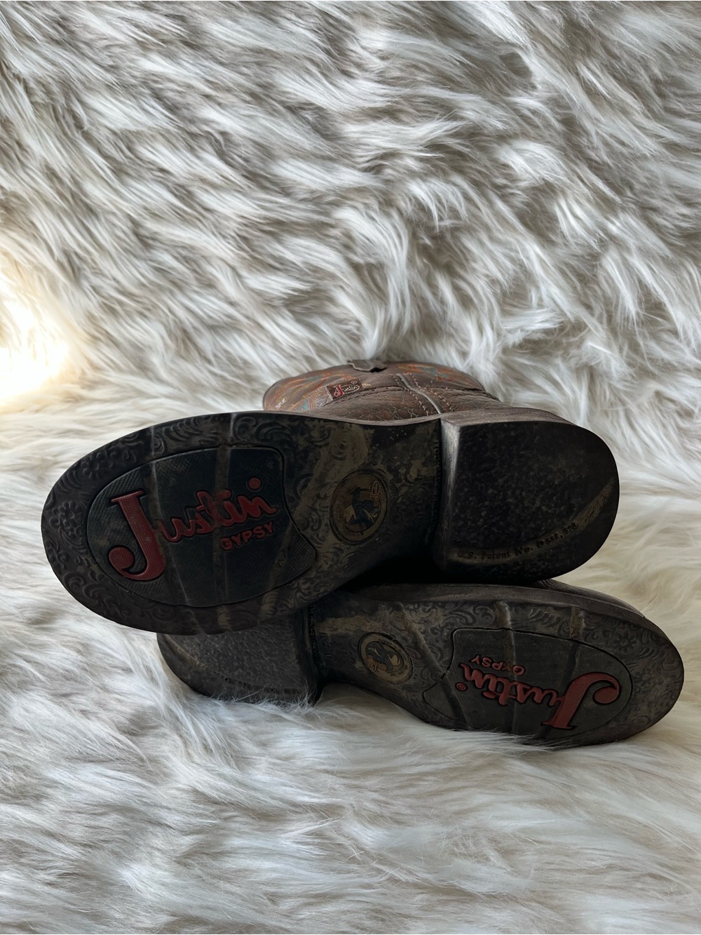 Justin Gypsy Roper Boots Women's 7B Round toe - Picture 5 of 5
